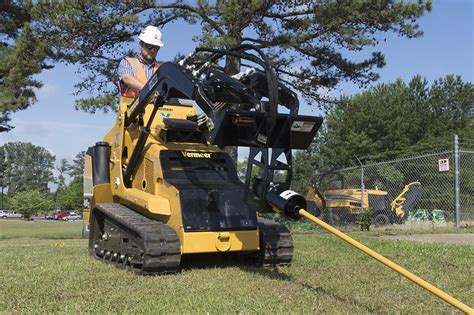 mini skid steer attachment|mini skid steer boring attachment.